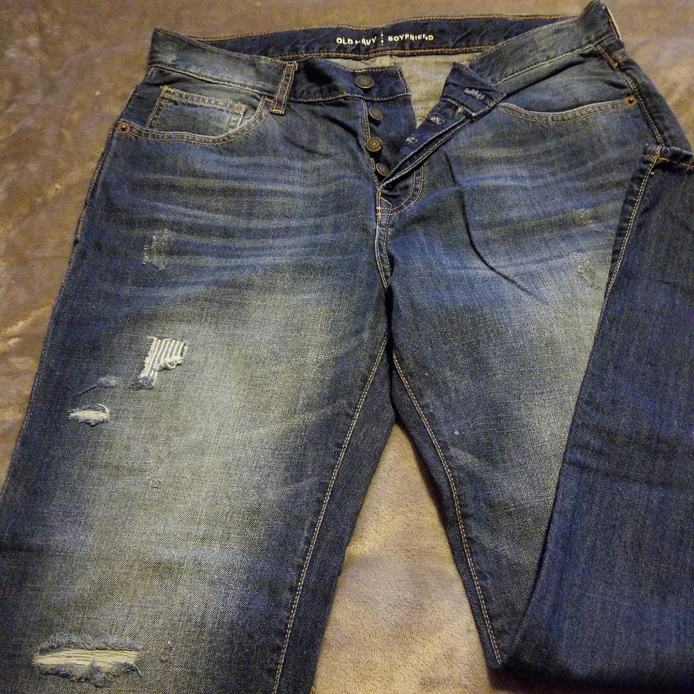 NWOT Old Navy Boyfriend Button Fly Jeans